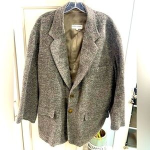 Giorgio Armani Gray Wool Jacket